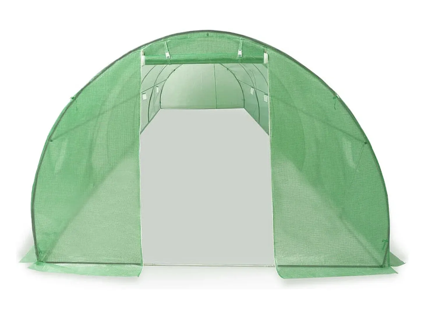Estufa tipo tenda para plantas flores e hortaliças 27 m² 900 x 300 x 200 cm verde 02_0044444