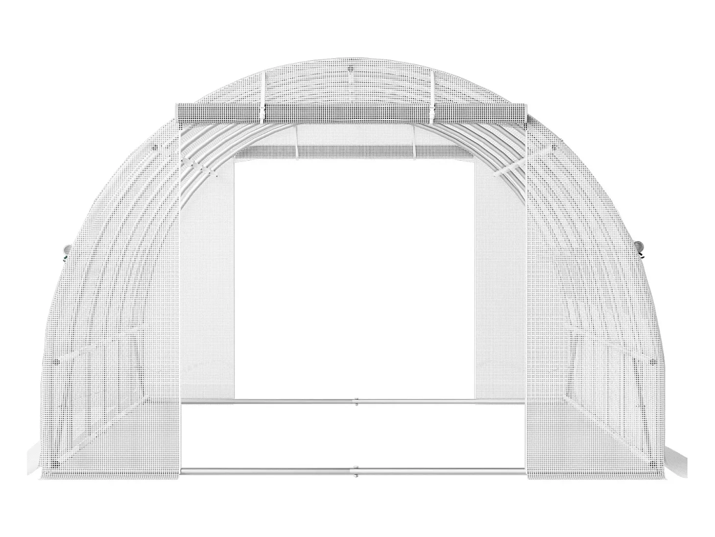 Estufa Tipo Túnel Ophorn, Estrutura Galvanizada, Cobertura Impermeável, 20x10x7 pés
