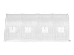 Estufa Tipo Túnel SucceBuy 457,2 x 213,36 x 213,36 cm Estufa Caminhável, Estrutura Galvanizada e Cobertura Impermeável