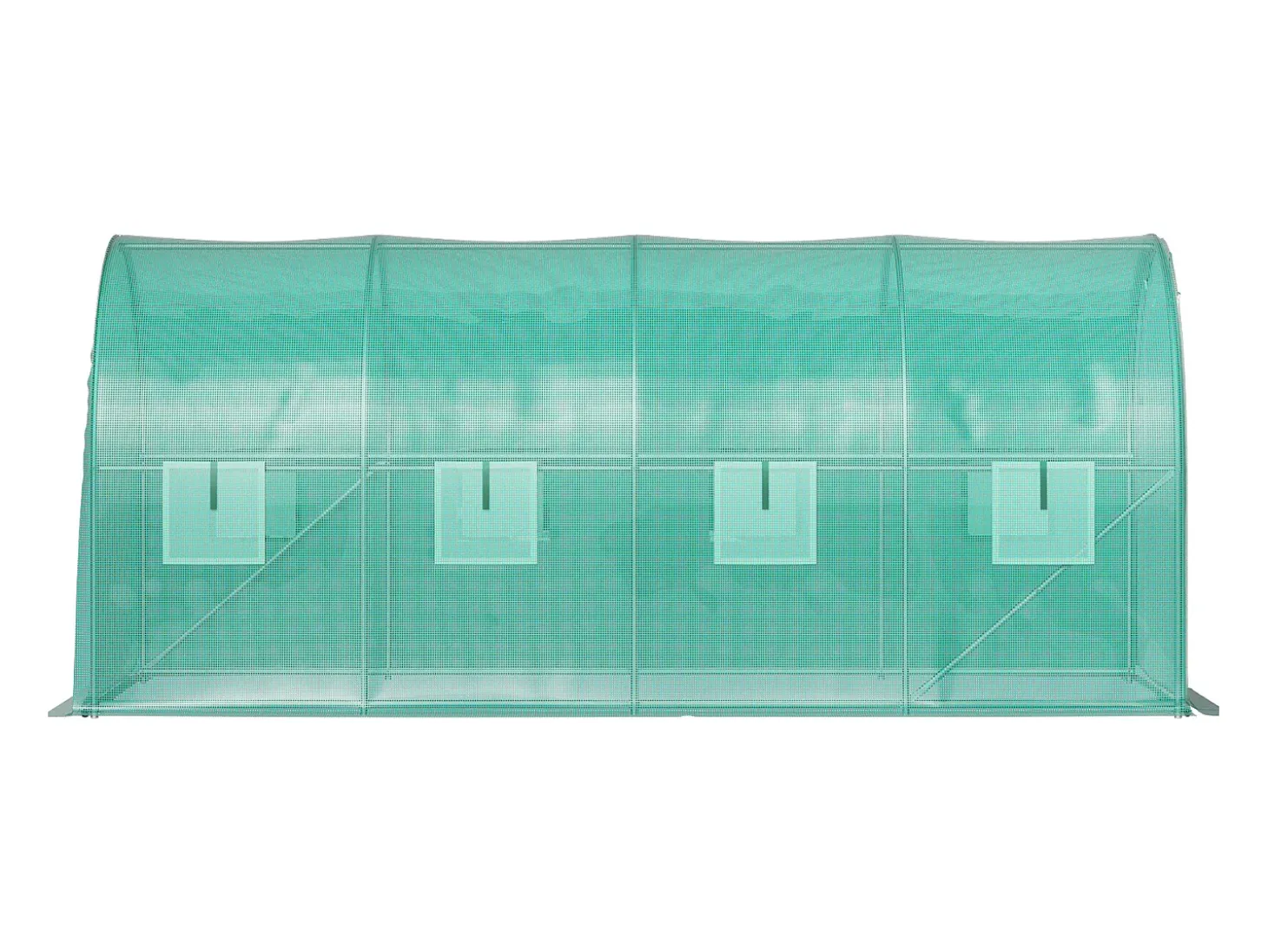 Estufa Tipo Túnel SucceBuy com Estrutura Galvanizada 4,5 x 2 x 2 m, Impermeável
