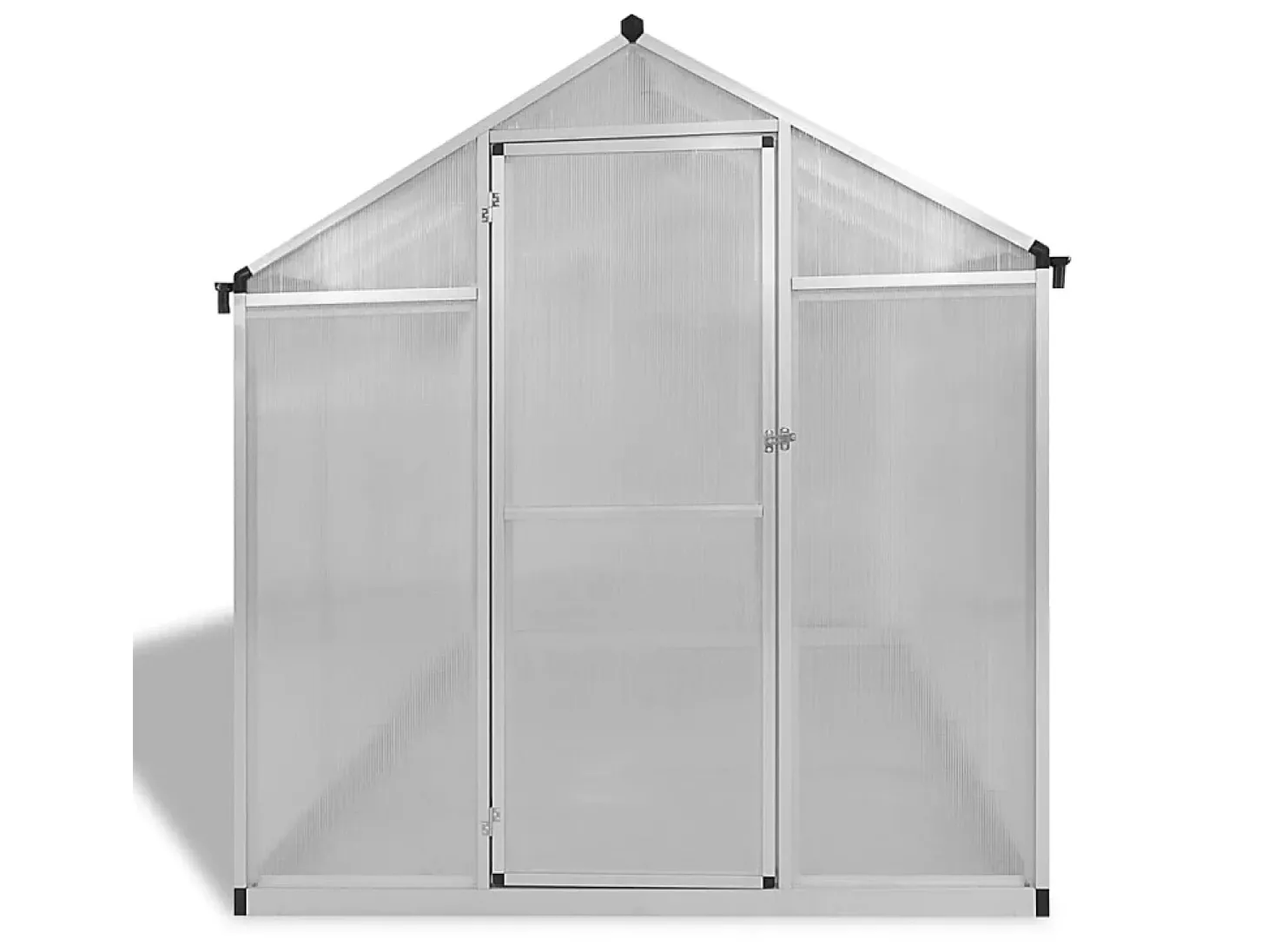 Estufa/tenda de alumínio reforçado para plantas flores e hortaliças com estrutura de base 4,6 m² transparente 02_0044660