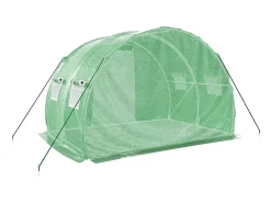Estufa/tenda para plantas flores e hortaliças com estrutura de aço 6 m² 3 x 2 x 2 m verde 02_0044610