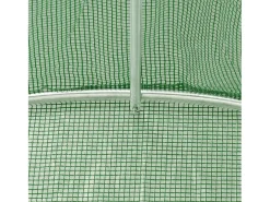 Estufa/tenda para plantas flores e hortaliças com estrutura de aço 6 m² 3 x 2 x 2 m verde 02_0044610