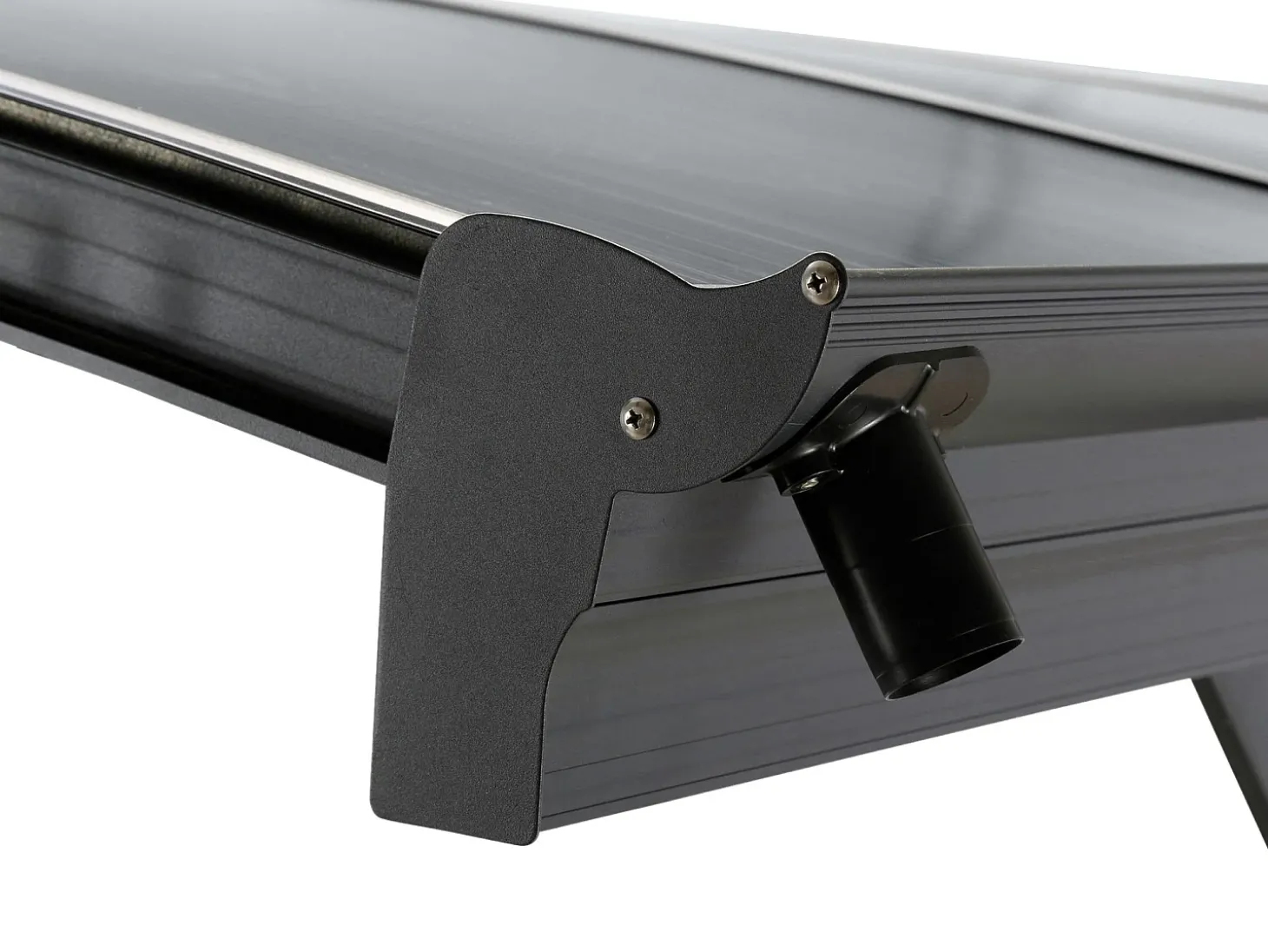 Extensão para abrigo para carro alumínio, 1 viatura, 15,15 m², cinza antracite BARESA