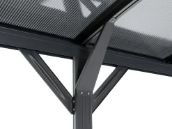 Extensão para abrigo para carro alumínio, 1 viatura, 15,15 m², cinza antracite BARESA