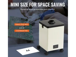 Extrator de Fumaça SucceBuy de Solda 150 W Filtros de 3 Estágios 332 m³/h, Absorvedor de Fumaça de Solda Compacto para Solda Gravação Bricolage Salão de Beleza
