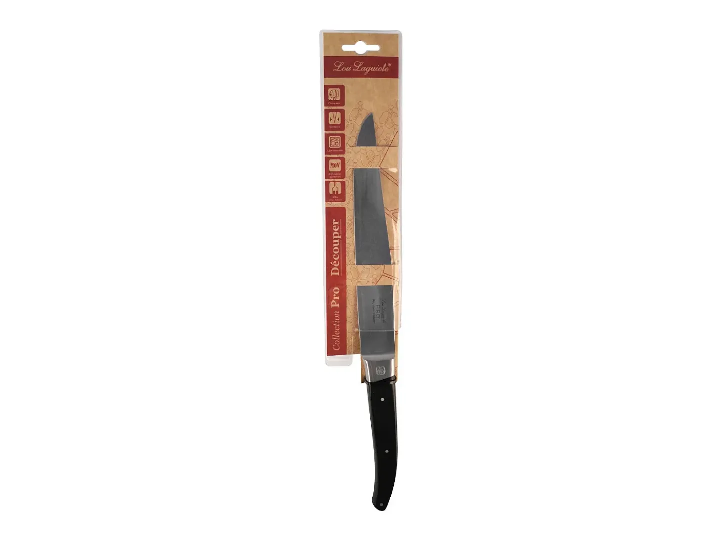 Faca de Corte 20 cm Pro Lou Laguiole Coleção de Alta Performance