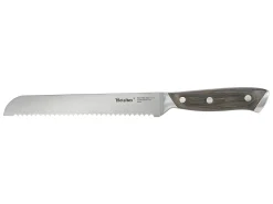 Faca de Pão HERITAGE Metaltex 20 cm Pakka Madeira Aço Inoxidável Molibdênio-Vanádio