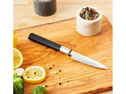 Faca Universal Wasabi Black 10cm em Aço Polido e Cabo de Bambu