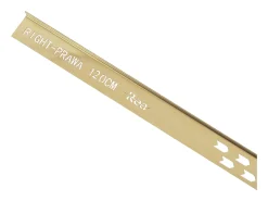 Faixa De Base De Chuveiro Inclinada Rea 120Cm Left Brush Gold