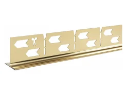 Faixa De Base De Chuveiro Inclinada Rea 120Cm Right Brush Gold