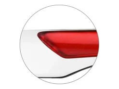 Faqueiro 24 peças Eclat Rouge Moderne - Cabo Vermelho, Aço Inoxidável Brilhante, Lâmina Microdentada