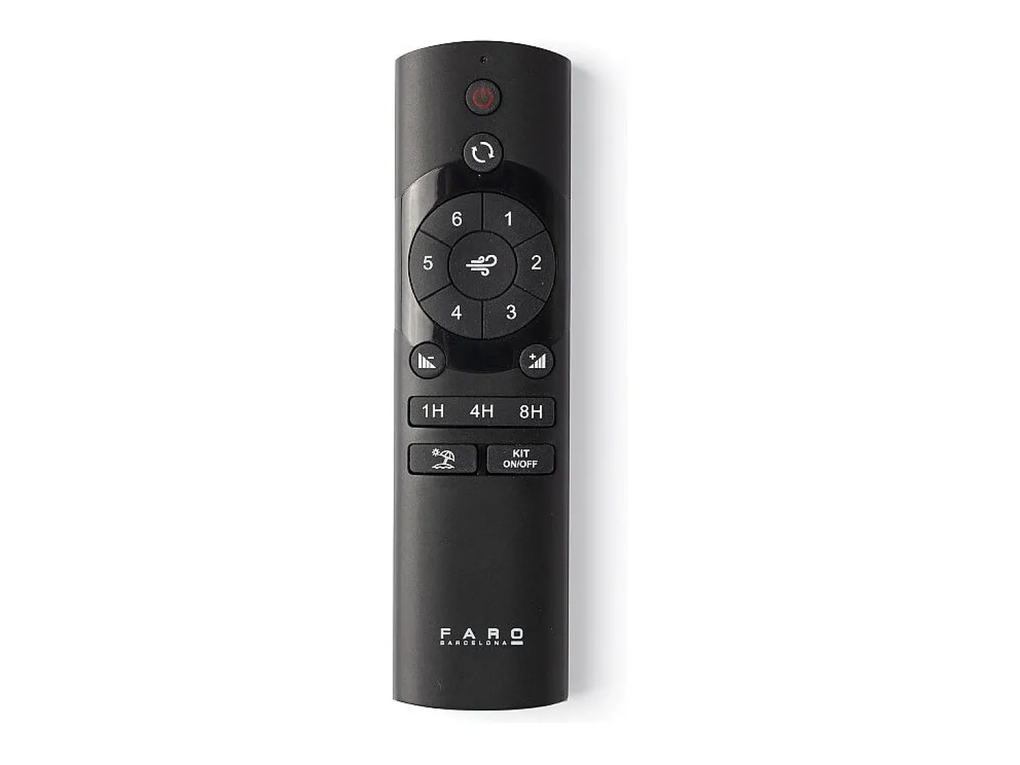 Faro Barcelona - Ventilador de teto Lantau L em aço/madeira - Motor CC silencioso, sem luz, controle remoto, 6 velocidades