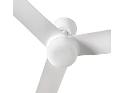 Faro Barcelona - Ventilador de Teto Punt M LED Branco/Branco - Motor DC Silencioso, com Luz LED Regulável e Controle Remoto