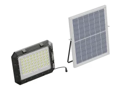 Foco exterior com painel solar. Projetor a energia solar de pousar 150 lumens CLARTO