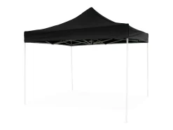 Folha lateral de substituição impermeável preta de 3x2m para gazebo dobrável