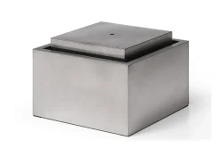 Fonte de exterior aço inoxidável C50 x L50 x A34 cm prateado - TILAPIA