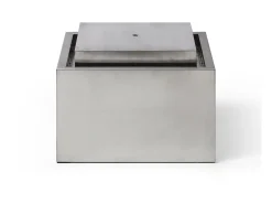 Fonte de exterior aço inoxidável C50 x L50 x A34 cm prateado - TILAPIA