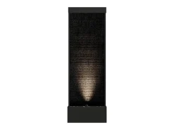 Fonte de exterior em aço inoxidável e vidro com LEDs A120 cm preto BULBIE