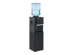Fonte de água com garrafão água fria/quente 11 L/18 L cor preta FORTEX