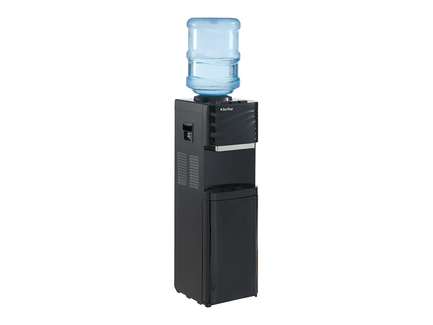 Fonte de água com garrafão água fria/quente 11 L/18 L cor preta FORTEX