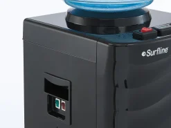 Fonte de água com garrafão água fria/quente 11 L/18 L cor preta FORTEX