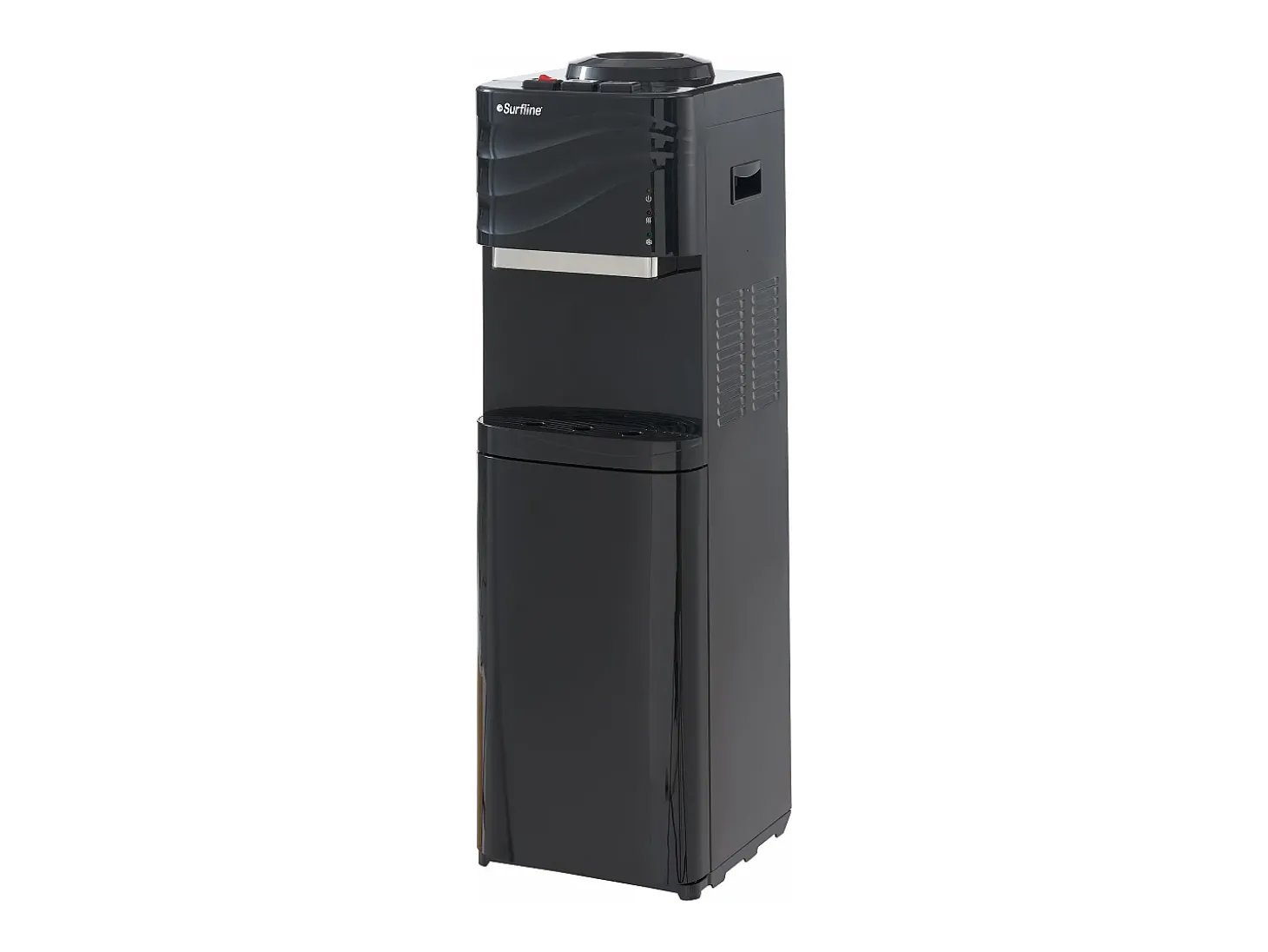 Fonte de água com garrafão água fria/quente 11 L/18 L cor preta FORTEX