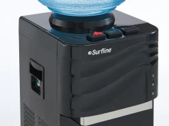 Fonte de água com garrafão água fria/quente 11 L/18 L cor preta FORTEX