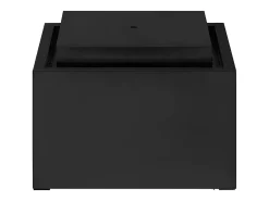 Fonte exterior em aço inoxidável, L. 50 x A.34 cm, Preto, TILAPIA