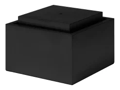 Fonte exterior em aço inoxidável, L. 50 x A.34 cm, Preto, TILAPIA