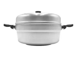 Fornetto Family Cooking 26 cm em alumínio puro 99% - Cozedura profissional sem forno, compatível com gás, elétrico e radiante