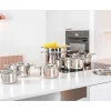 Frigideira COSY & TRENDY Classic inox 24 cm - Para todos os fogões, indução, fundo encapsulado de alumínio