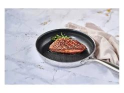 Frigideira COSY & TRENDY HEXAPRO 24 cm inox 3PLY antiaderente cerâmica sem PFAS para todos os fogões
