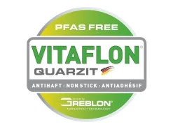 Frigideira de Alumínio Forjado 24 cm BARISA com Revestimento Vitaflon Quarzit Sem PFAS - Compatível com Indução