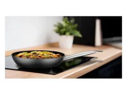 Frigideira de aço carbono GSW AVANTI 28 cm - Cabo rebitado, indução, compatível com forno e lava-louças