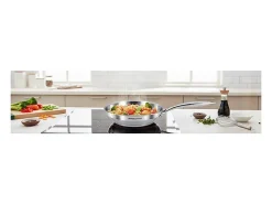 Frigideira Grand Chef ARTHUR MARTIN Ø20 cm Inox 18/10 Para Todos os Fogões Indução Ergonômica Durável