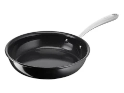 Frigideira Lagostina Desideria cerâmica 24 cm - Revestimento antiaderente, Thermo-Fusion, Alumínio reciclado - Preto