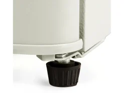 Frigorífico de 60 litros com 2 portas e iluminação LED - Consumo de energia de 102 kWh/ano - Branco cremoso