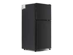 Frigorífico de 60L com congelador de 22L e 2 portas, LED - Preto