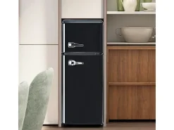 Frigorífico 28L+64L, -27°C~13°C, 116 kWh/ano, 45dB, eficiência energética D, Preto, 41x45.5x105.5cm