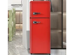 Frigorífico 28L+64L, -27°C~13°C, 116 kWh/ano, 45dB, eficiência energética D, Vermelho, 41x45.5x105.5cm