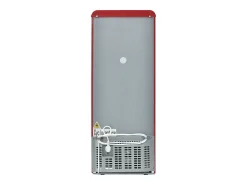 Frigorífico retro de 92 litros com 2 portas e iluminação LED - -27°C a 13°C - Vermelho