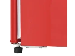 Frigorífico retro de 92 litros com 2 portas e iluminação LED - -27°C a 13°C - Vermelho