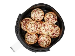 Fritadeira a ar quente MEDION MD13020 1500W, 4,7L, Temporizador 60 min, Temperatura ajustável até 200°C, Branco