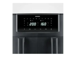 Fritadeira a ar quente SEVERIN FR2463 8L dupla cuba 2600W 10 programas com função Sync Cook