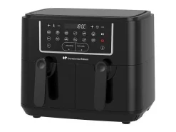 Fritadeira a Ar Sem Óleo 9L Duplo Cestos 2400W Preto Continental Edison