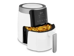 Fritadeira Elétrica de Ar Quente Digital MEDION MD13030 1500W - 4,7L, 8 Programas, Temporizador 60 min, Temperatura até 200°C - Branco