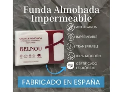 Fronha infantil respirável e à prova d'água 100% algodão (70 cm)
