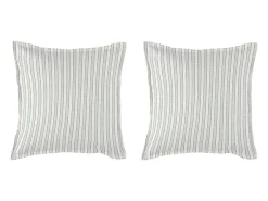 Fronhas 50x50+2 (2) 100% algodão percal orgânico Kerala lagoa