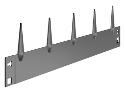 Fronteiras para Plantar SucceBuy Bordas de Jardim em Aço, 5 Peças, 99 x 7,5 cm, Durável, Cinza Escuro